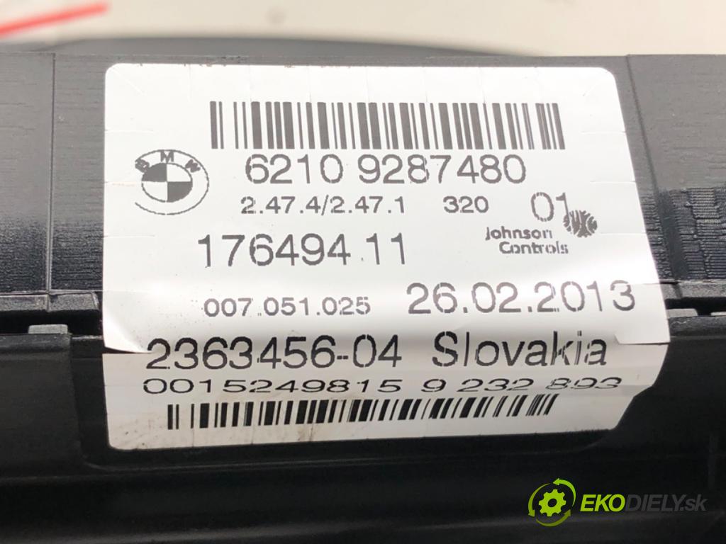 BMW 3 Touring (F31) 2012 - 2019    318 d 105 kW [143 KM] olej napędowy 2012 - 2015  Prístrojovka 9287480 (Prístrojové dosky, displeje)