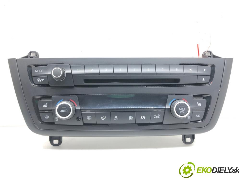 BMW 3 Touring (F31) 2012 - 2019    318 d 105 kW [143 KM] olej napędowy 2012 - 2015  Panel ovládania kúrenia 9226784 (Prepínače, spínače, tlačidlá a ovládače kúrenia)
