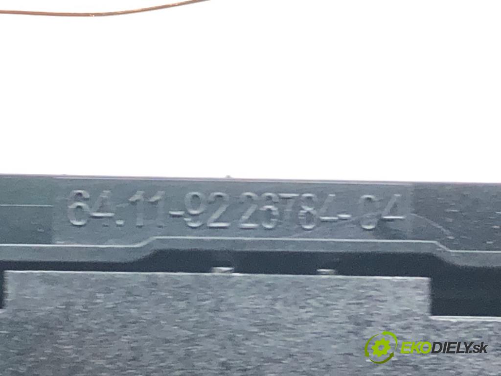 BMW 3 Touring (F31) 2012 - 2019    318 d 105 kW [143 KM] olej napędowy 2012 - 2015  Panel ovládania kúrenia 9226784 (Prepínače, spínače, tlačidlá a ovládače kúrenia)
