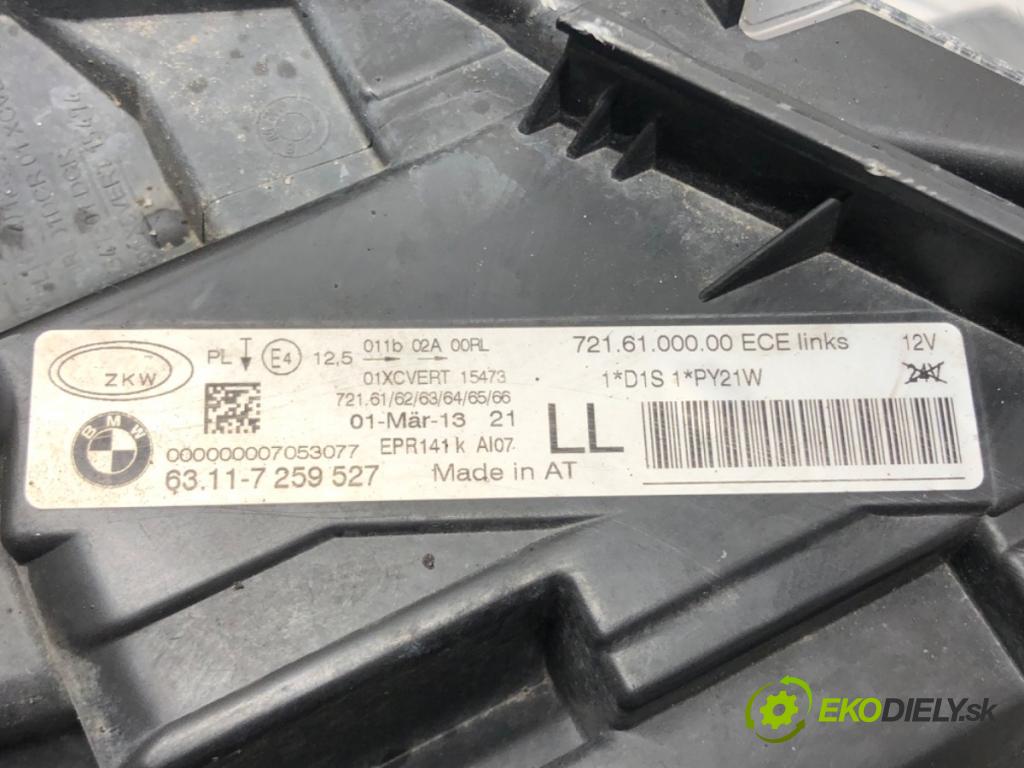 BMW 3 Touring (F31) 2012 - 2019    318 d 105 kW [143 KM] olej napędowy 2012 - 2015  Svetlomet ľavy predný XENON 7259527