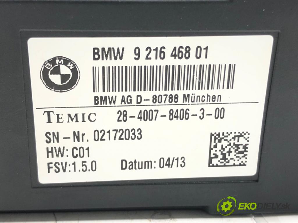 BMW 3 Touring (F31) 2012 - 2019    318 d 105 kW [143 KM] olej napędowy 2012 - 2015  Modul sedačky