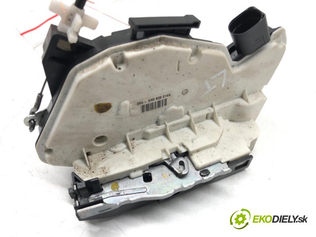 VW TIGUAN (5N_) 2007 - 2018    2.0 TFSI 4motion 125 kW [170 KM] benzyna 2007 - 20  zámok dveře levý zadní část 5N0839015A