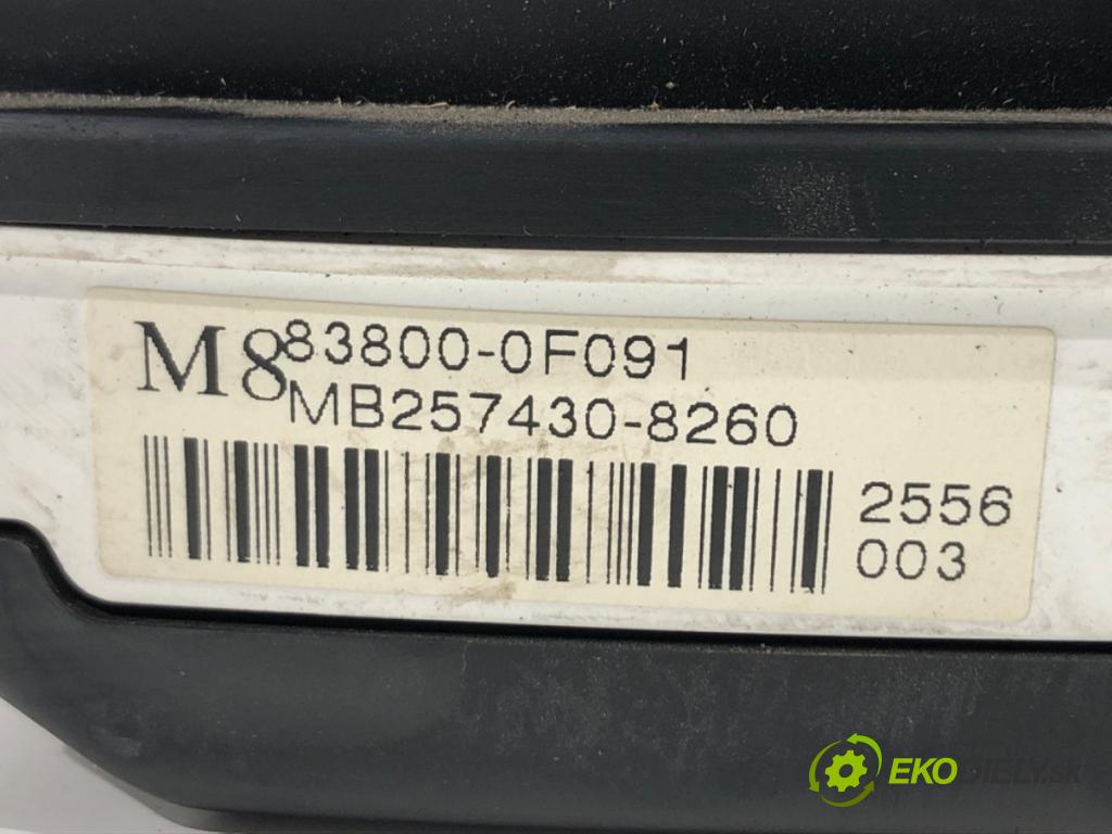 TOYOTA COROLLA Verso (ZER_, ZZE12_, R1_) 2004 - 2009    2.2 D-4D (AUR10_) 100 kW [136 KM] olej napędowy 20  Prístrojovka 83800-0F091 (Prístrojové dosky, displeje)