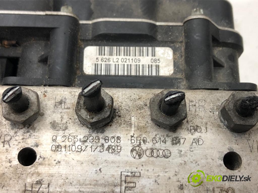 VW POLO V (6R1, 6C1) 2009 - 2022    1.4 (6R1) 63 kW [85 KM] benzyna 2009 - 2014  Pumpa ABS 6R0907397R (Pumpy ABS)