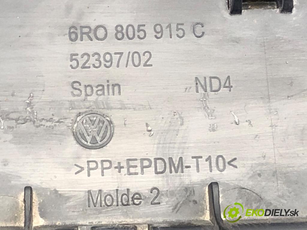 VW POLO V (6R1, 6C1) 2009 - 2022    1.4 (6R1) 63 kW [85 KM] benzyna 2009 - 2014  lišta nárazníka predný Spoiler 6R0805915C