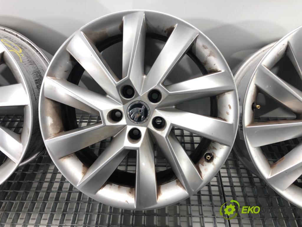 SKODA SUPERB III (3V3) 2015 - 2022    ---  disky hliníkové 17 7J 5X112 ET40 stred CENTR. 57.1