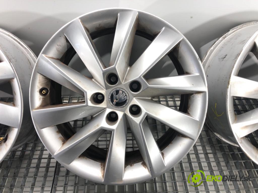SKODA SUPERB III (3V3) 2015 - 2022    ---  disky hliníkové 17 7J 5X112 ET40 stred CENTR. 57.1