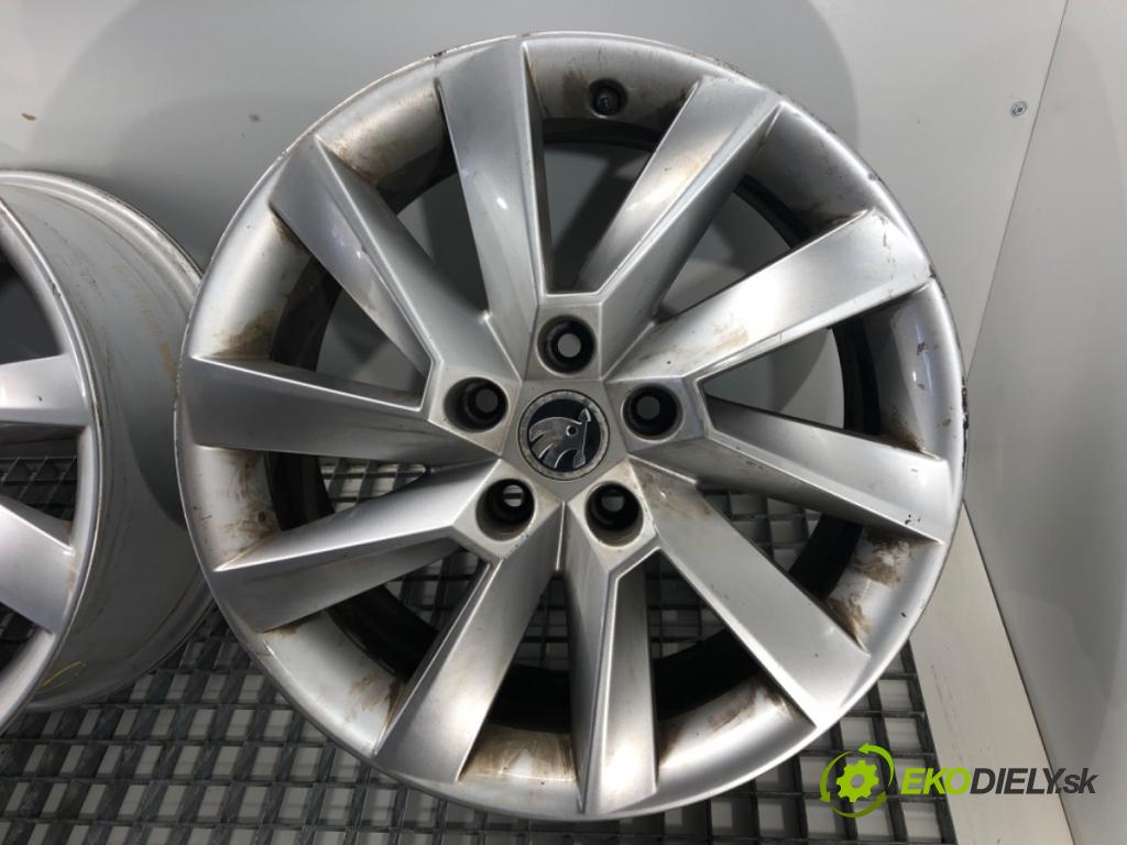 SKODA SUPERB III (3V3) 2015 - 2022    ---  disky hliníkové 17 7J 5X112 ET40 stred CENTR. 57.1
