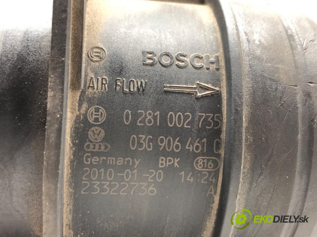 AUDI A4 B8 Avant (8K5) 2007 - 2015    2.0 TDI 105 kW [143 KM] olej napędowy 2008 - 2015  Váha vzduchu 0281002735 (Váhy vzduchu)