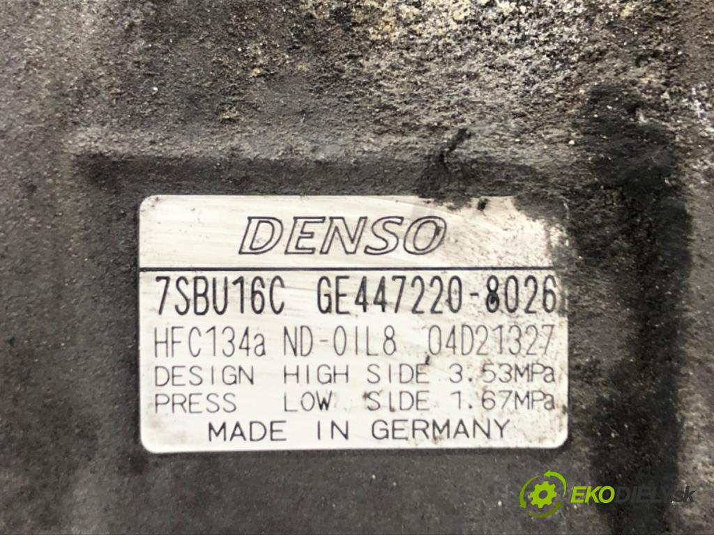 BMW 5 Touring (E39) 1996 - 2004    525 i 141 kW [192 KM] benzyna 2000 - 2004  kompresor klimatizace GE447220-8026 (Kompresory)
