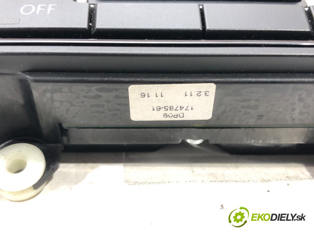 VW TIGUAN (5N_) 2007 - 2018    2.0 TDI 4motion 100 kW [136 KM] olej napędowy 2007  Panel ovládania kúrenia 5K0907044EA (Prepínače, spínače, tlačidlá a ovládače kúrenia)