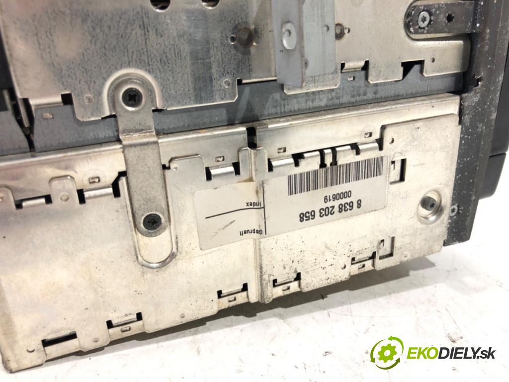 MERCEDES-BENZ KLASA S (W220) 1998 - 2005    S 400 CDI (220.028, 220.128) 184 kW [250 KM] olej   RADIO Navigácia A2208203789 (Audio zariadenia)