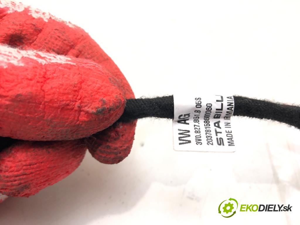 SKODA SUPERB III liftback 2015 110 kW 1.4 TSI 1395 Teleskop Teleskop dverí ľavy 3V0827851B