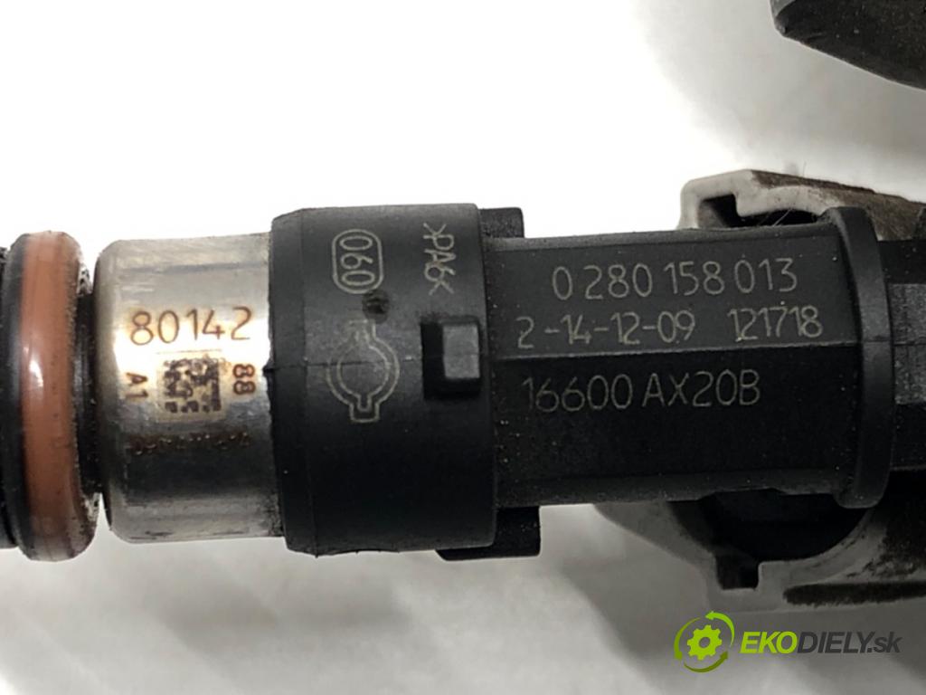 NISSAN NOTE (E11, NE11) 2005 - 2013    1.4 65 kW [88 KM] benzyna 2006 - 2012  lišta vstřikovací 16600AX20B