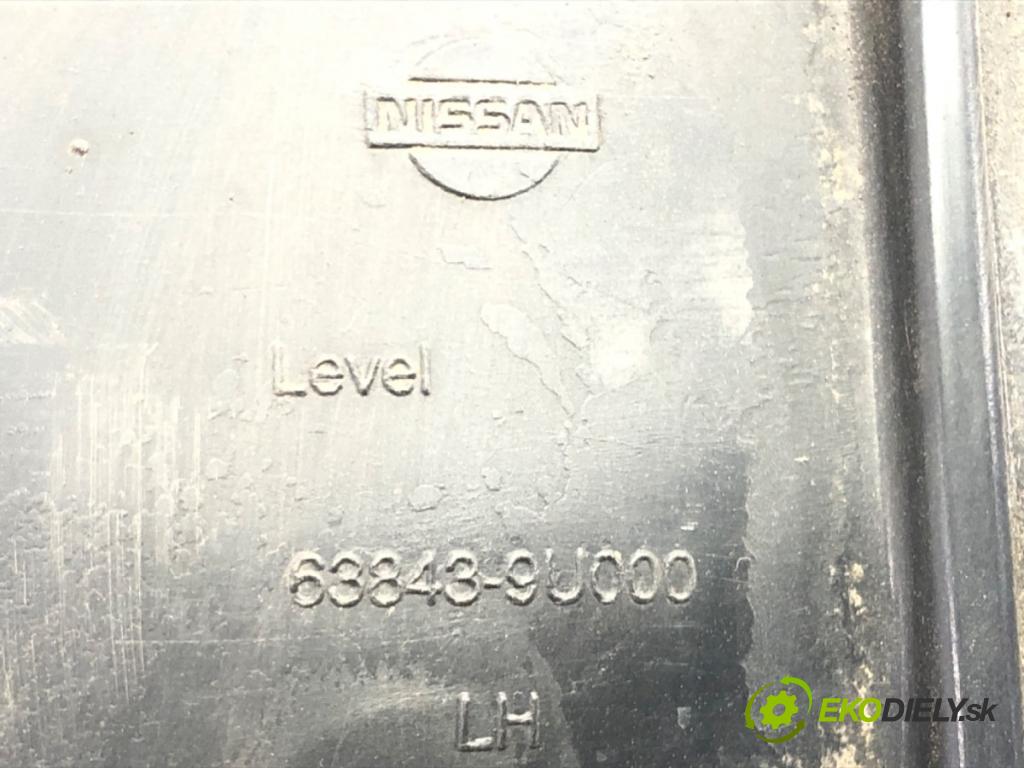 NISSAN NOTE (E11, NE11) 2005 - 2013    1.4 65 kW [88 KM] benzyna 2006 - 2012  podblatník přední část levé 63843-9U000