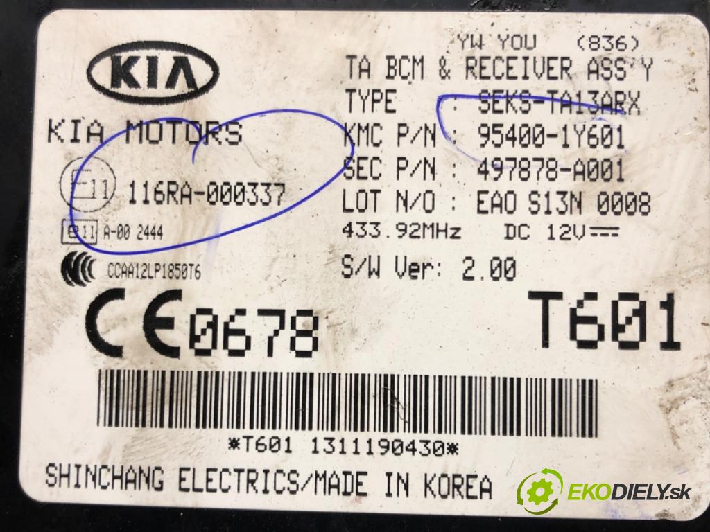 KIA PICANTO II (TA) 2011 - 2017    1.0 51 kW [69 KM] benzyna 2011 - 2017  Modul BCM 95400-1Y601 (Ostatné)