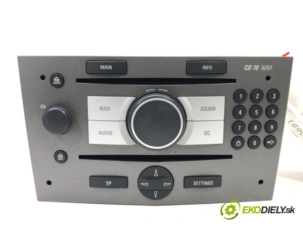 OPEL ZAFIRA B Nadwozie pełne/minivan (A05) 2005 - 2015    1.8 VAN (M75) 103 kW [140 KM] benzyna 2005 - 2015  RADIO 13188465 (Audio zariadenia)