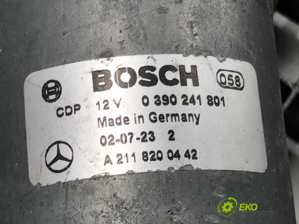 MERCEDES-BENZ KLASA E (W211) 2002 - 2009    E 220 CDI (211.006) 110 kW [150 KM] olej napędowy   Mechanizmus stieračov predný 2118200142 (Motorčeky stieračov predné)