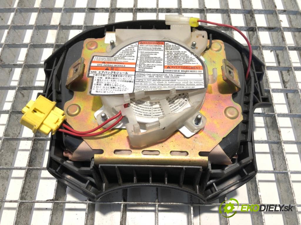 OPEL FRONTERA B (U99) 1998 - 2004    2.2 DTI (6B_ZC, 6B_VF, 6B_66, 6B_76) 85 kW [116 KM  AirBag volantu  (Airbagy)