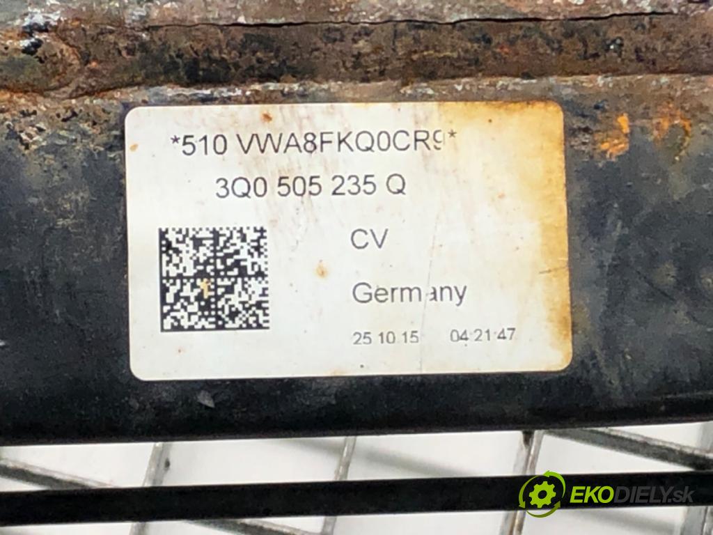 VW PASSAT B8 (3G2, CB2) 2014 - 2022    ---  výztuha zadní část 3Q0505235Q