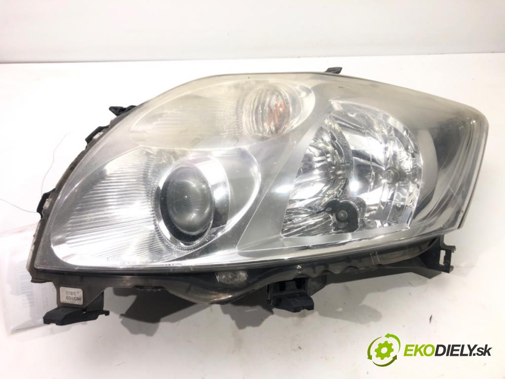 TOYOTA AURIS (_E15_) 2006 - 2012    1.6 (ZRE151_) 91 kW [124 KM] benzyna 2007 - 2012  Svetlomet ľavy predný XENON 81150-02480