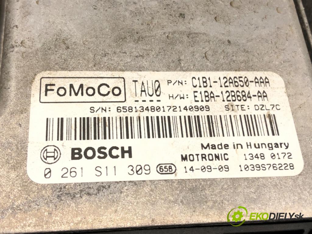 FORD FIESTA VI (CB1, CCN) 2008 - 2022    1.0 EcoBoost 74 kW [100 KM] benzyna 2013 - 2022  riadiaca jednotka Motor C1B1-12A650-AAA 0261S11309 (Riadiace jednotky)