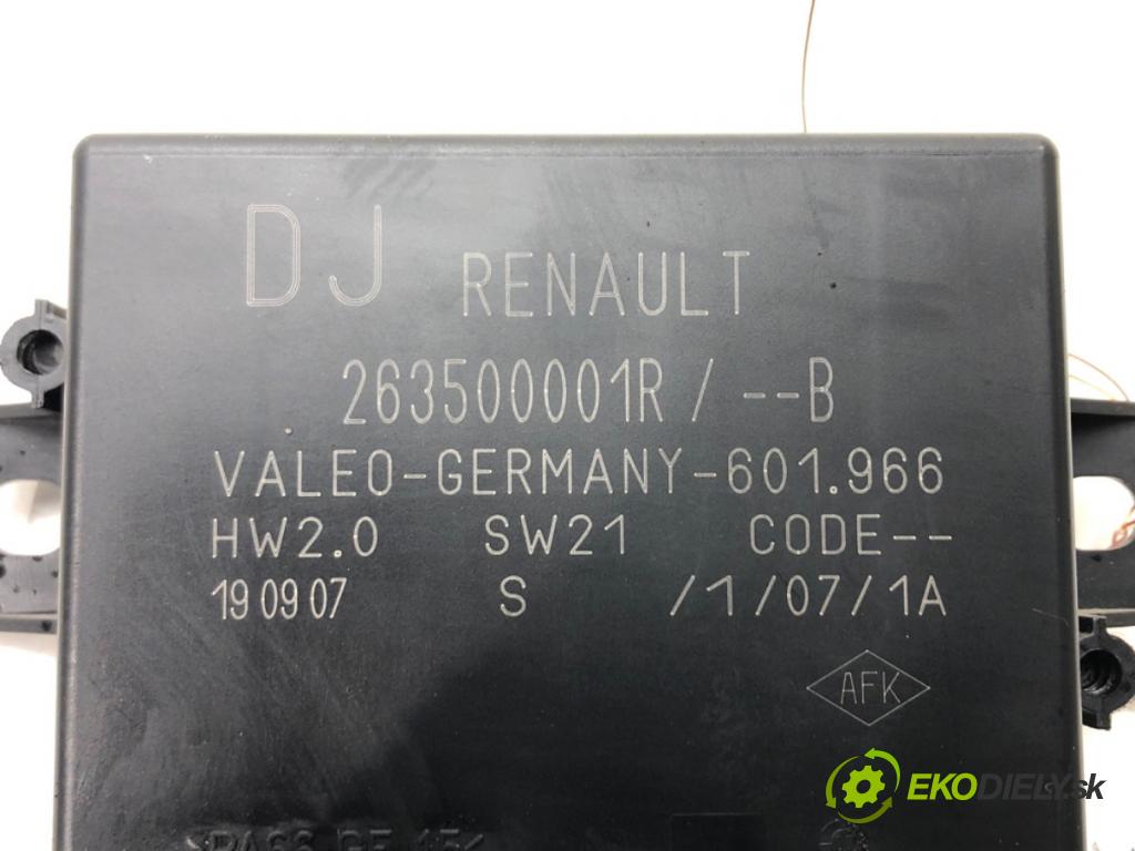 RENAULT LAGUNA III (BT0/1) 2007 - 2015    2.0 16V (BT05, BT0F, BT0W) 103 kW [140 KM] benzyna  Modul PDC 263500001R (Ostatné)