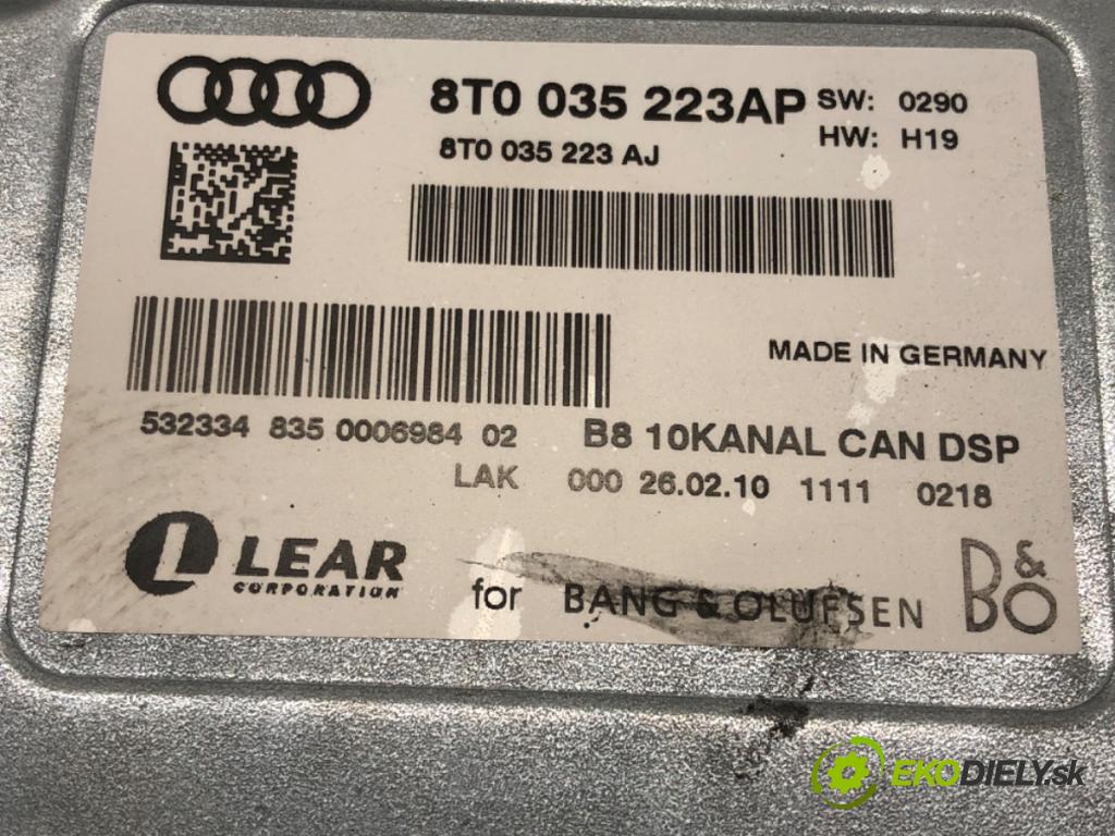 AUDI A5 (8T3) 2007 - 2017    2.0 TDI 125 kW [170 KM] olej napędowy 2008 - 2012  Zosilňovač 8T0035223AP (Zosilňovače)