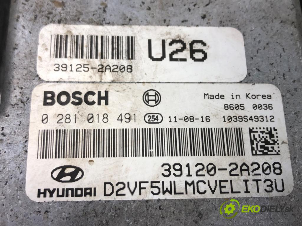HYUNDAI i40 I (VF) 2012 - 2022    1.7 CRDi 85 kW [116 KM] olej napędowy 2012 - 2022  riadiaca jednotka Motor 39120-2A208 (Riadiace jednotky)