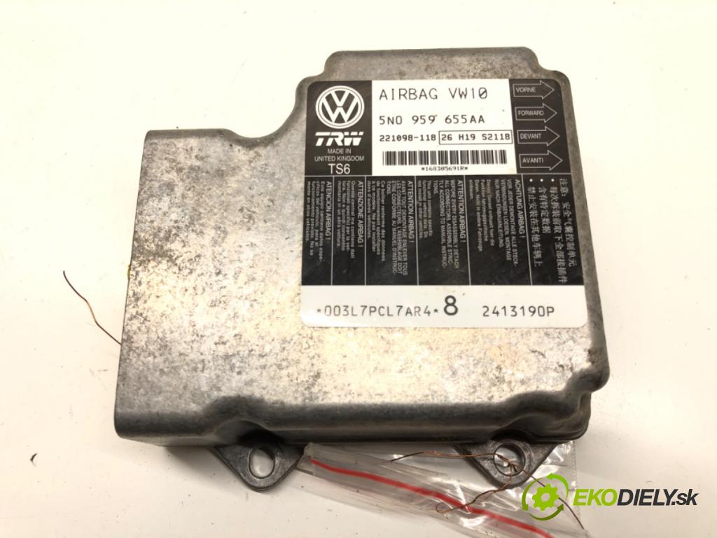 VW PASSAT B7 Variant (365) 2010 - 2015    2.0 TDI 103 kW [140 KM] olej napędowy 2010 - 2014  senzor airbag 5N0959655AA (Snímače)