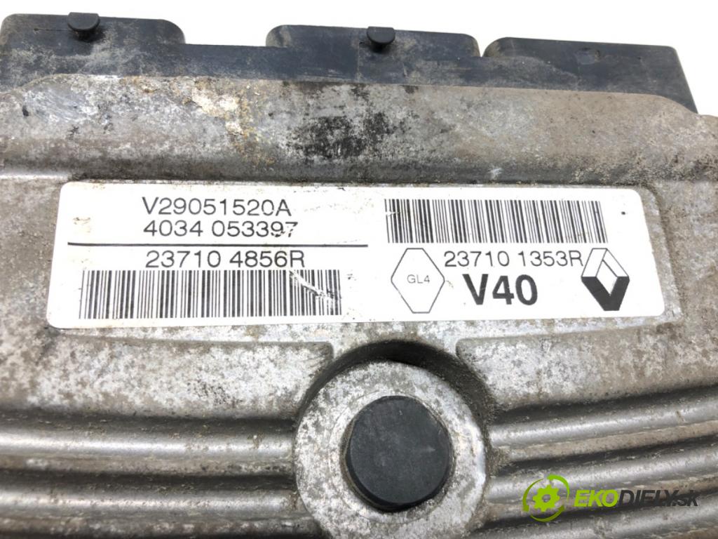 RENAULT FLUENCE (L3_) 2010 - 2022    1.6 16V (L304, L305, L30H) 82 kW [111 KM] benzyna   riadiaca jednotka Motor 237104856R (Riadiace jednotky)