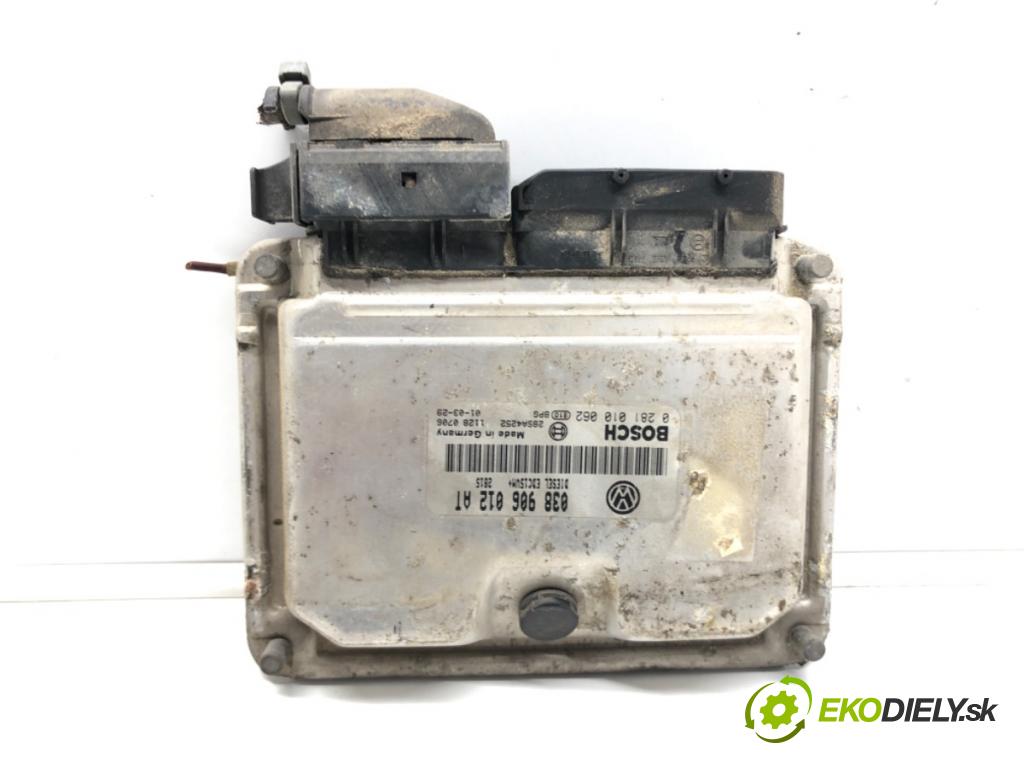 SEAT TOLEDO II (1M2) 1998 - 2006    1.9 TDI 81 kW [110 KM] olej napędowy 1998 - 2004  riadiaca jednotka Motor 038906012AT (Riadiace jednotky)