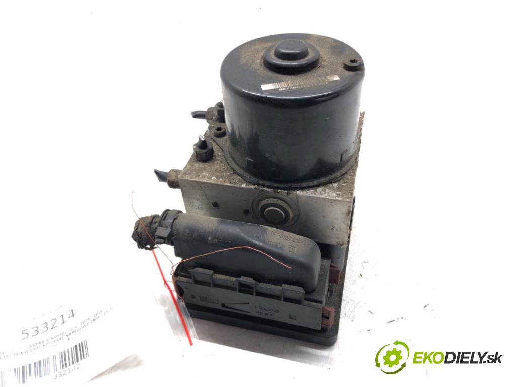 OPEL ASTRA H Kombi (A04) 2004 - 2014    1.7 CDTI (L35) 74 kW [101 KM] olej napędowy 2004 -  Pumpa ABS 13213610AL (Pumpy ABS)