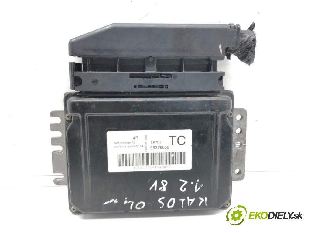 DAEWOO KALOS (KLAS) 2002 - 2022    1.2 53 kW [72 KM] benzyna 2003 - 2022  riadiaca jednotka Motor 96376652 (Riadiace jednotky)