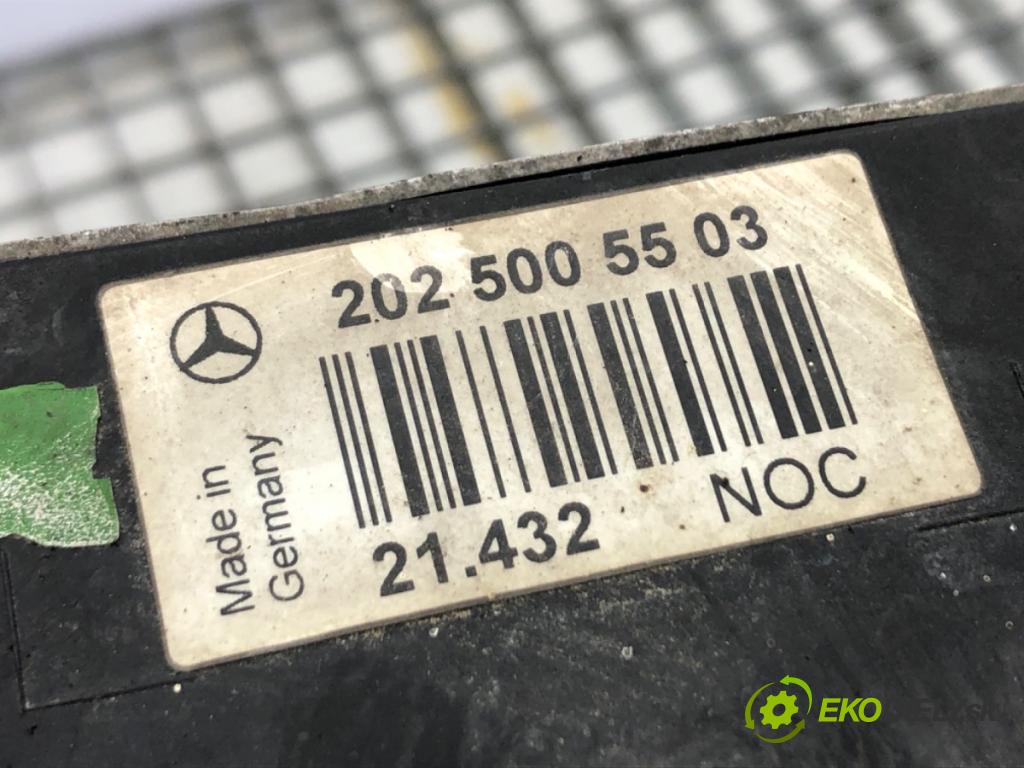 MERCEDES-BENZ KLASA C (W202) 1993 - 2000    C 250 Turbo-D (202.128) 110 kW [150 KM] olej napęd  Chladič vody 2025005503 (Chladiče vody)