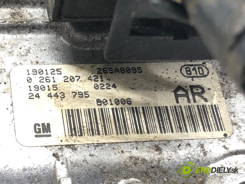 OPEL CORSA C (X01) 2000 - 2009    1.0 (F08, F68) 43 kW [58 KM] benzyna 2000 - 2003  riadiaca jednotka Motor 24443795 (Riadiace jednotky)