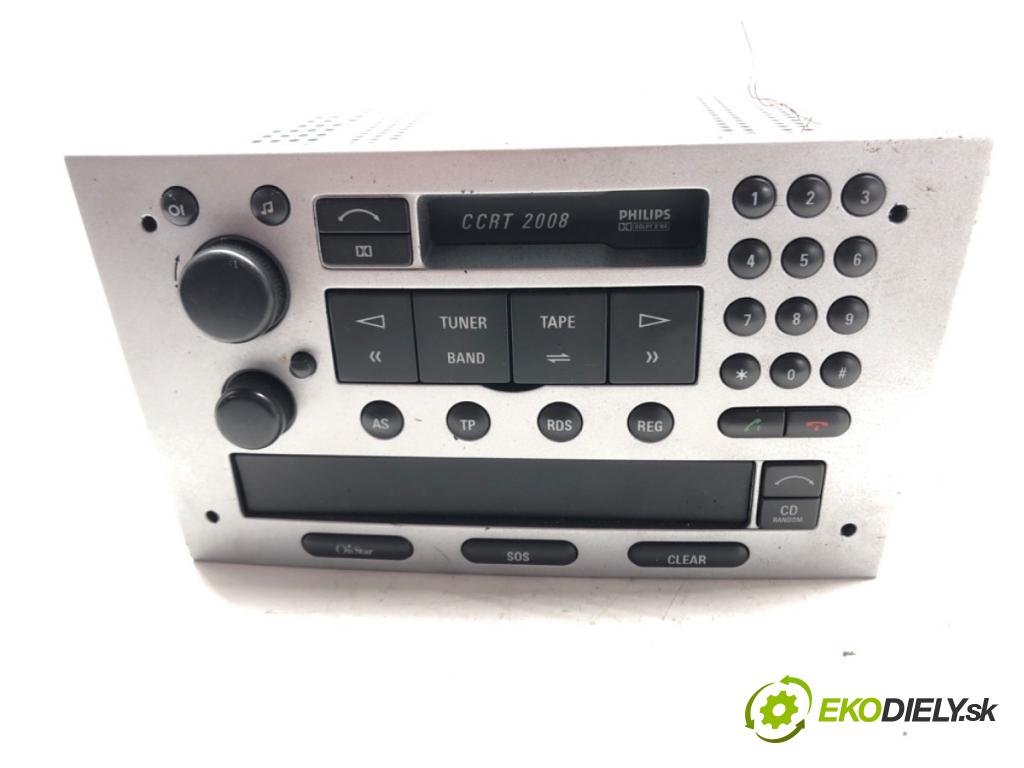 OPEL MERIVA A nadwozie wielkoprzestrzenne (MPV) (X03) 2003 - 2010    1.6 16V (E75) 74 kW [100 KM] benzyna 2003 - 2006  RADIO 13122929 (Audio zariadenia)