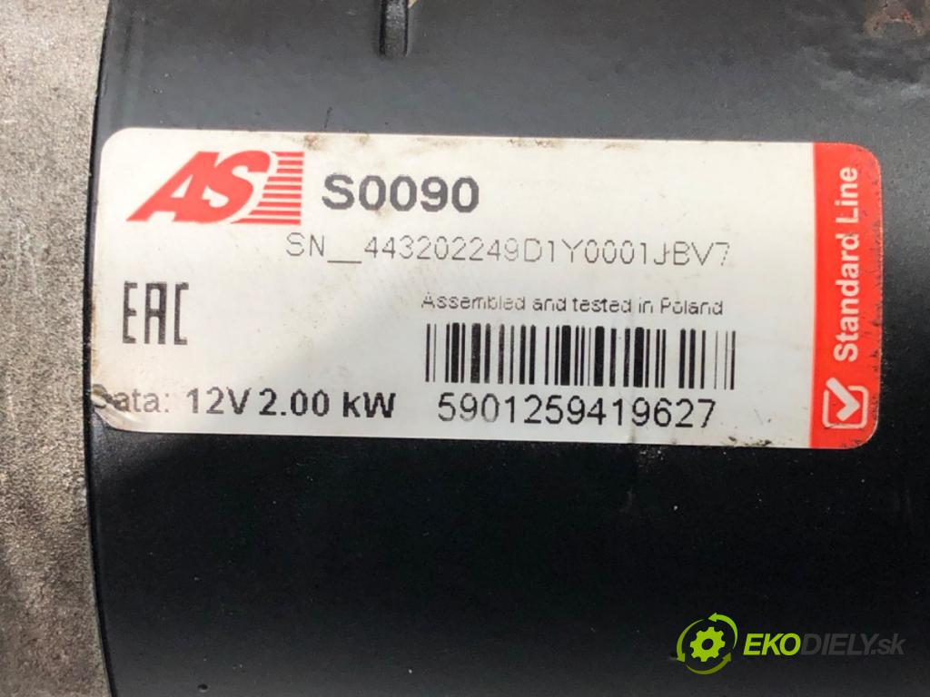 SEAT IBIZA III (6L1) 2002 - 2009    1.4 TDI 59 kW [80 KM] olej napędowy 2005 - 2009  Štartér S0090 (Štartéry)