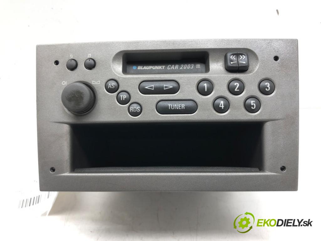 OPEL CORSA C (X01) 2000 - 2009    1.0 (F08, F68) 44 kW [60 KM] benzyna 2003 - 2009  RADIO 13127012 (Audio zariadenia)