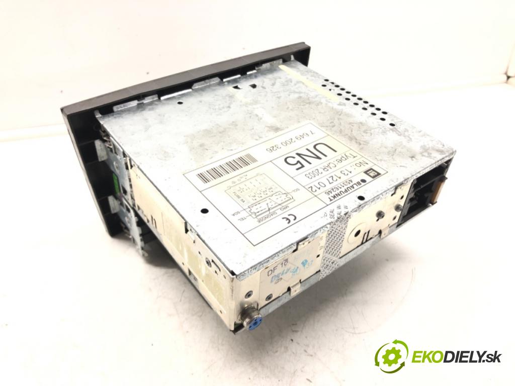 OPEL CORSA C (X01) 2000 - 2009    1.0 (F08, F68) 44 kW [60 KM] benzyna 2003 - 2009  RADIO 13127012 (Audio zariadenia)