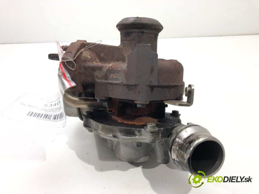 RENAULT KANGOO / GRAND KANGOO II (KW0/1_) 2008 - 2022    1.5 dCi 110 (KW06, KW12) 81 kW [110 KM] olej napęd  Turbodúchadlo,turbo 54389700002 (Turbodúchadlá (kompletné))