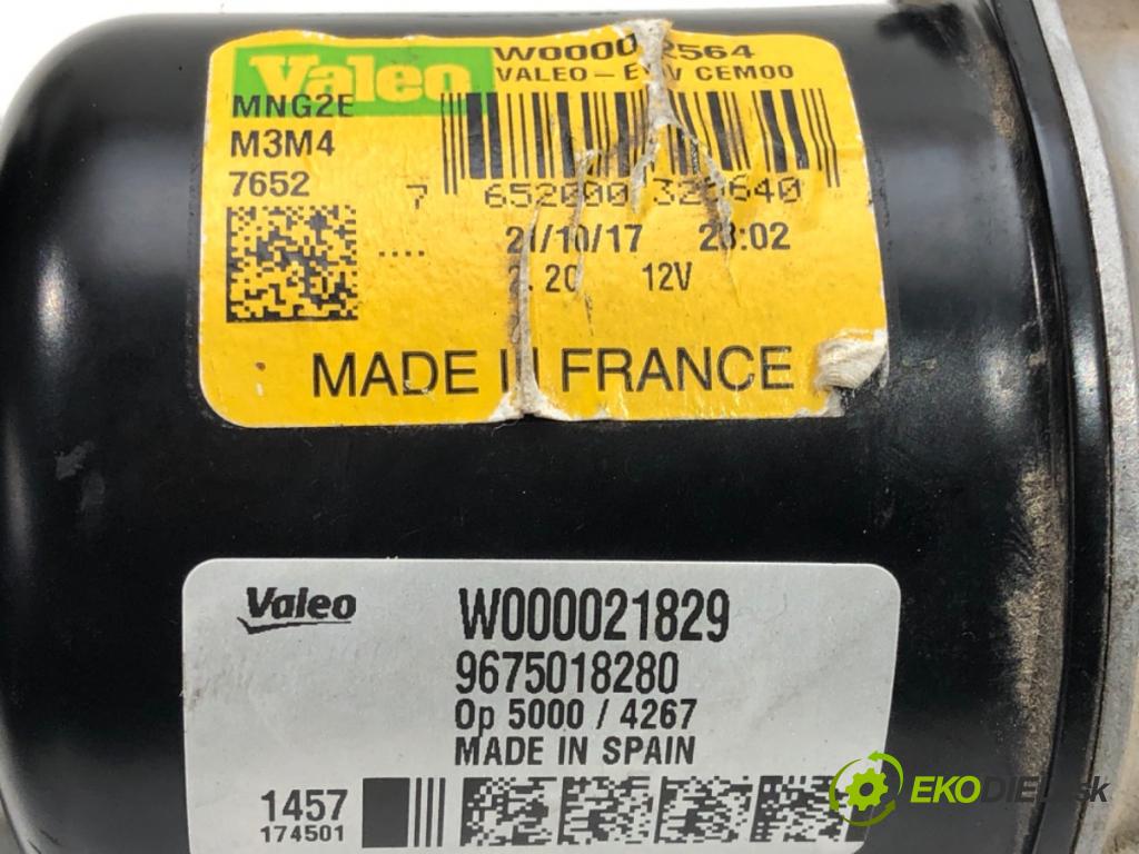 CITROEN C-ELYSEE (DD_) 2012 - 2022    1.6 VTi 115 85 kW [115 KM] benzyna 2012 - 2022  Mechanizmus stieračov predný 9675018280 (Motorčeky stieračov predné)