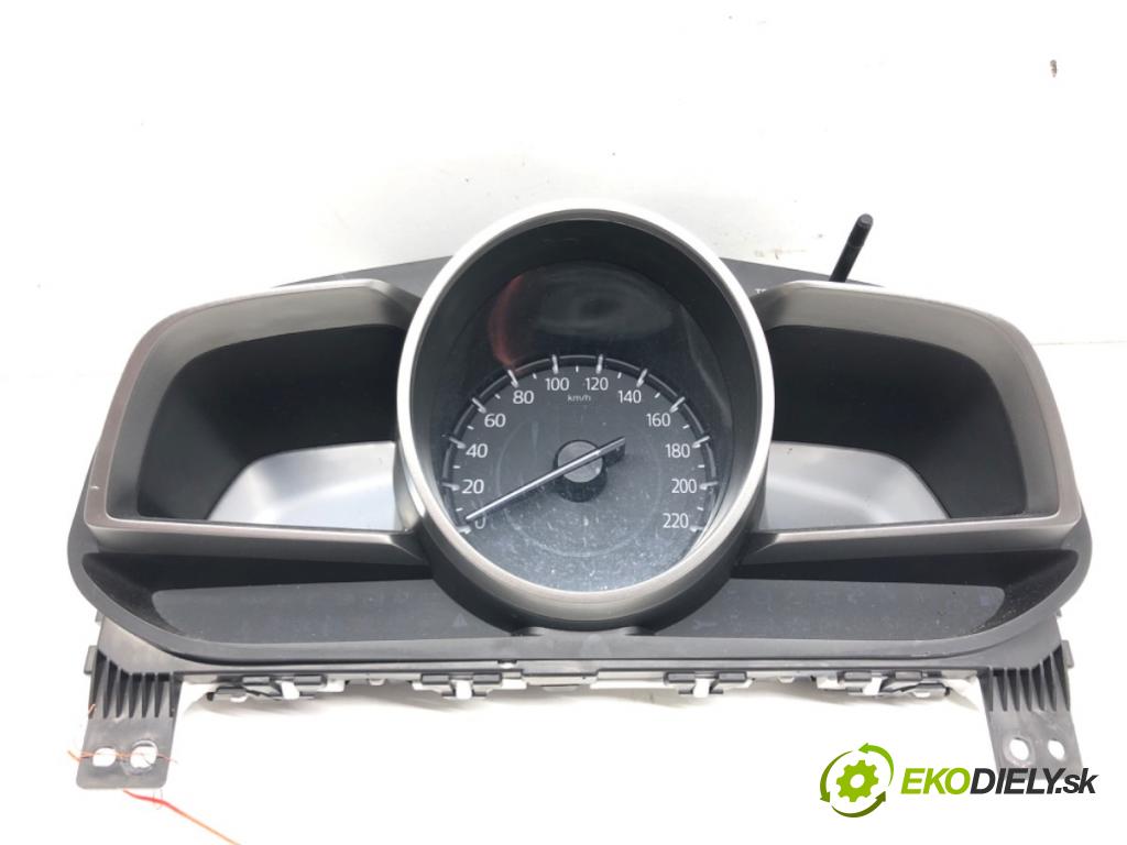 MAZDA 2 (DL, DJ) 2014 - 2022    1.5 SKYACTIV-G 66 kW [90 KM] benzyna 2014 - 2017  Prístrojovka D477C (Prístrojové dosky, displeje)