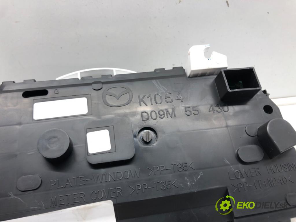 MAZDA 2 (DL, DJ) 2014 - 2022    1.5 SKYACTIV-G 66 kW [90 KM] benzyna 2014 - 2017  Prístrojovka D477C (Prístrojové dosky, displeje)