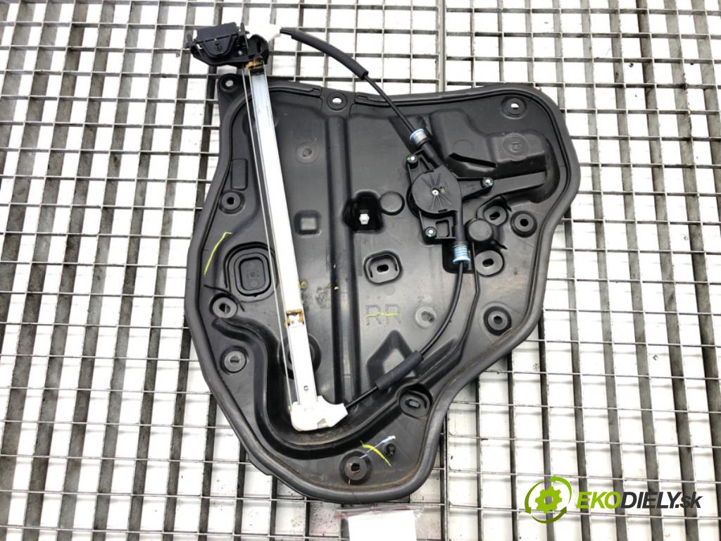 MAZDA 2 (DL, DJ) 2014 - 2022    1.5 SKYACTIV-G 66 kW [90 KM] benzyna 2014 - 2017  mechanismus okna pravý zadní část DA6C7297X