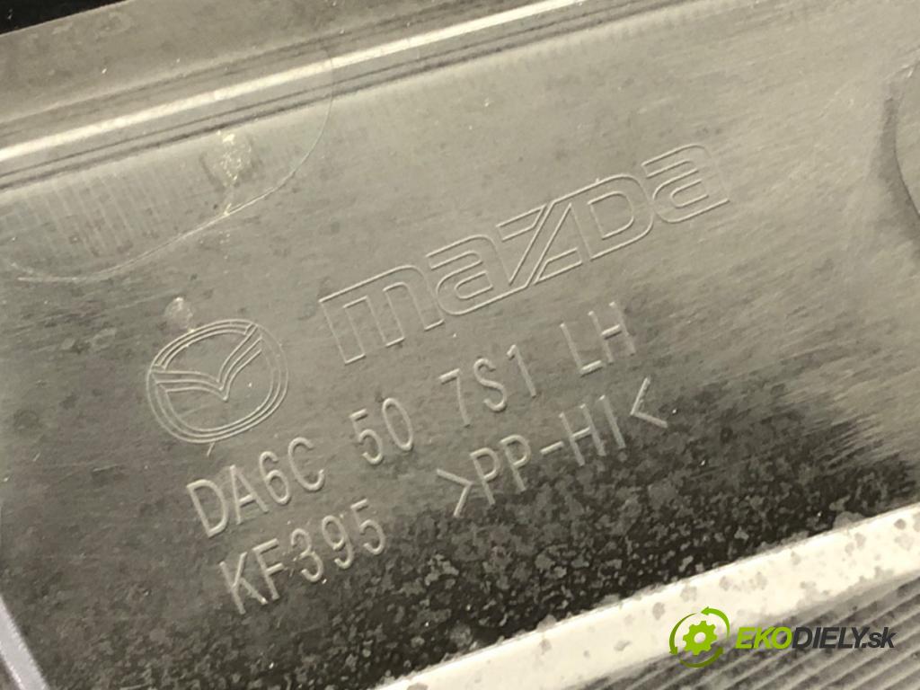 MAZDA 2 (DL, DJ) 2014 - 2022    1.5 SKYACTIV-G 66 kW [90 KM] benzyna 2014 - 2017  Torpédo, plast pod čelné okno DA6C507S1 DA6C507R1 (Torpéda)
