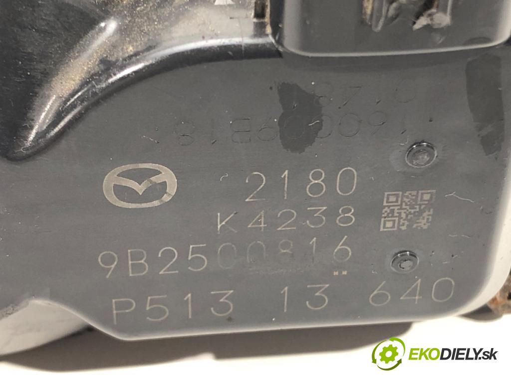 MAZDA 2 (DL, DJ) 2014 - 2022    1.5 SKYACTIV-G 66 kW [90 KM] benzyna 2014 - 2017  Škrtiaca klapka P51313640 (Škrtiace klapky)