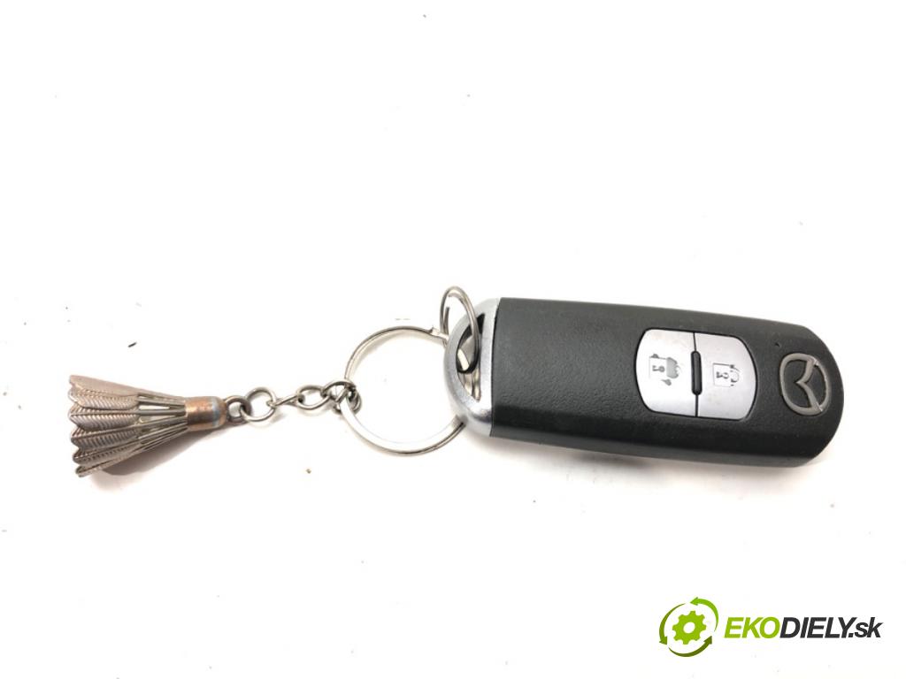 MAZDA 2 (DL, DJ) 2014 - 2022    1.5 SKYACTIV-G 66 kW [90 KM] benzyna 2014 - 2017  kľúč DÁLKOVÝ: