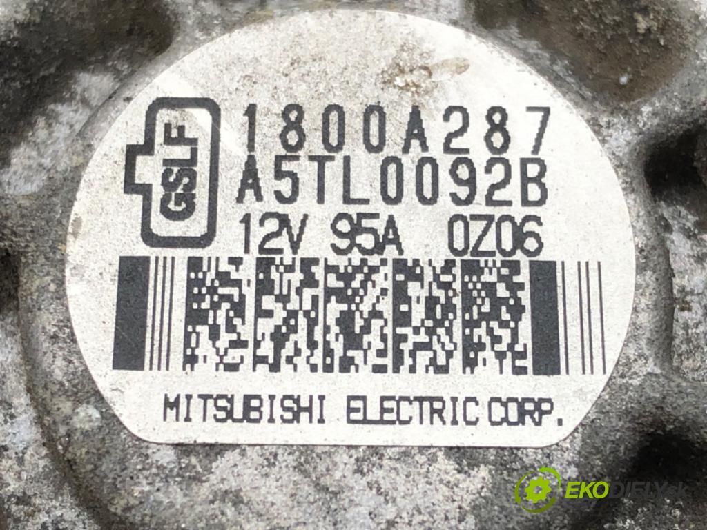 MITSUBISHI ASX (GA_W_) 2009 - 2022    1.6 MIVEC 86 kW [117 KM] benzyna 2010 - 2022  Alternátor 1800A287 (Alternátory)