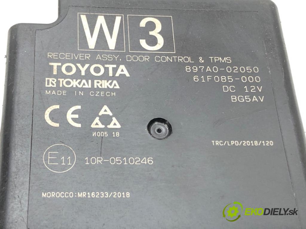 TOYOTA COROLLA sedan (_E21_) 2019 - 2022    1.6 VVTi Flexfuel (ZRE210_) 92 kW [125 KM] Benzyna  Modul Riadiaca jednotka 897A0-02050 (Ostatné)